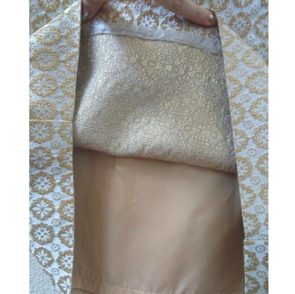 Vintage metallic medallion print skirt - Picture 5 of 8